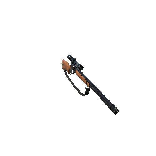Hunting Rifle FBX with Animations Prefab